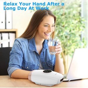 Cordless Hand Massager with Heat and Air Compression/Hand Massager for Arthritis